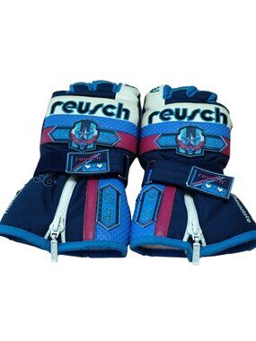 Reusch Activ Sport -30 Thinsulate Racing Ski Gloves Race Team Size 7 Vintage